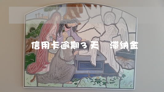 信用卡逾期3天 滞纳金 信用卡逾期3天 滞纳金